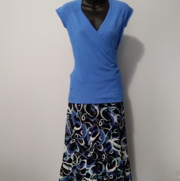 Flowy Bias Cut Y2K Chiffon Skirt - Picture 7 of 10